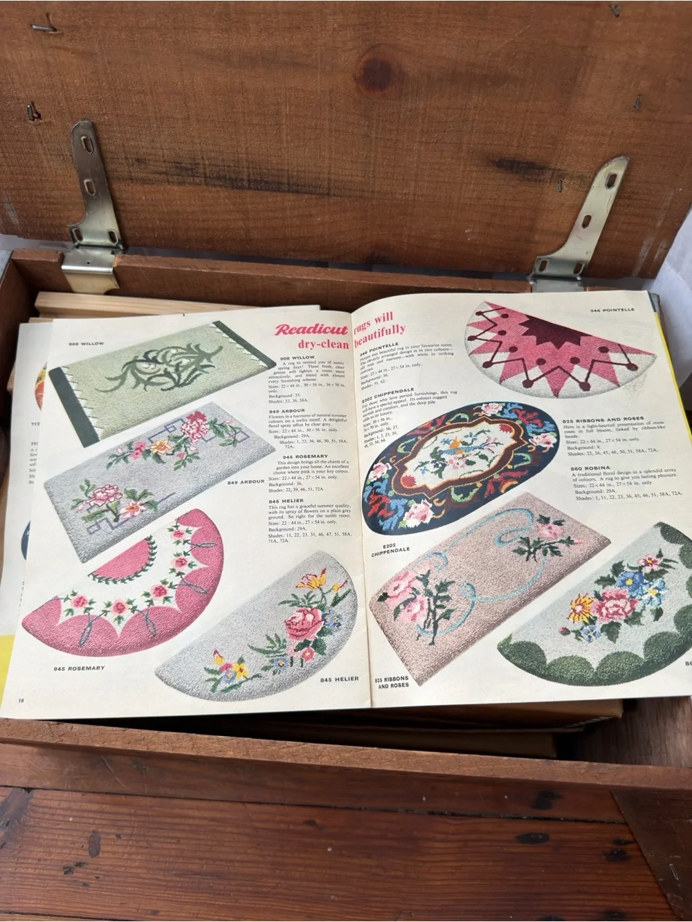 Vintage Shillcraft Readicut Rugs catalogues volumes 26 & 27